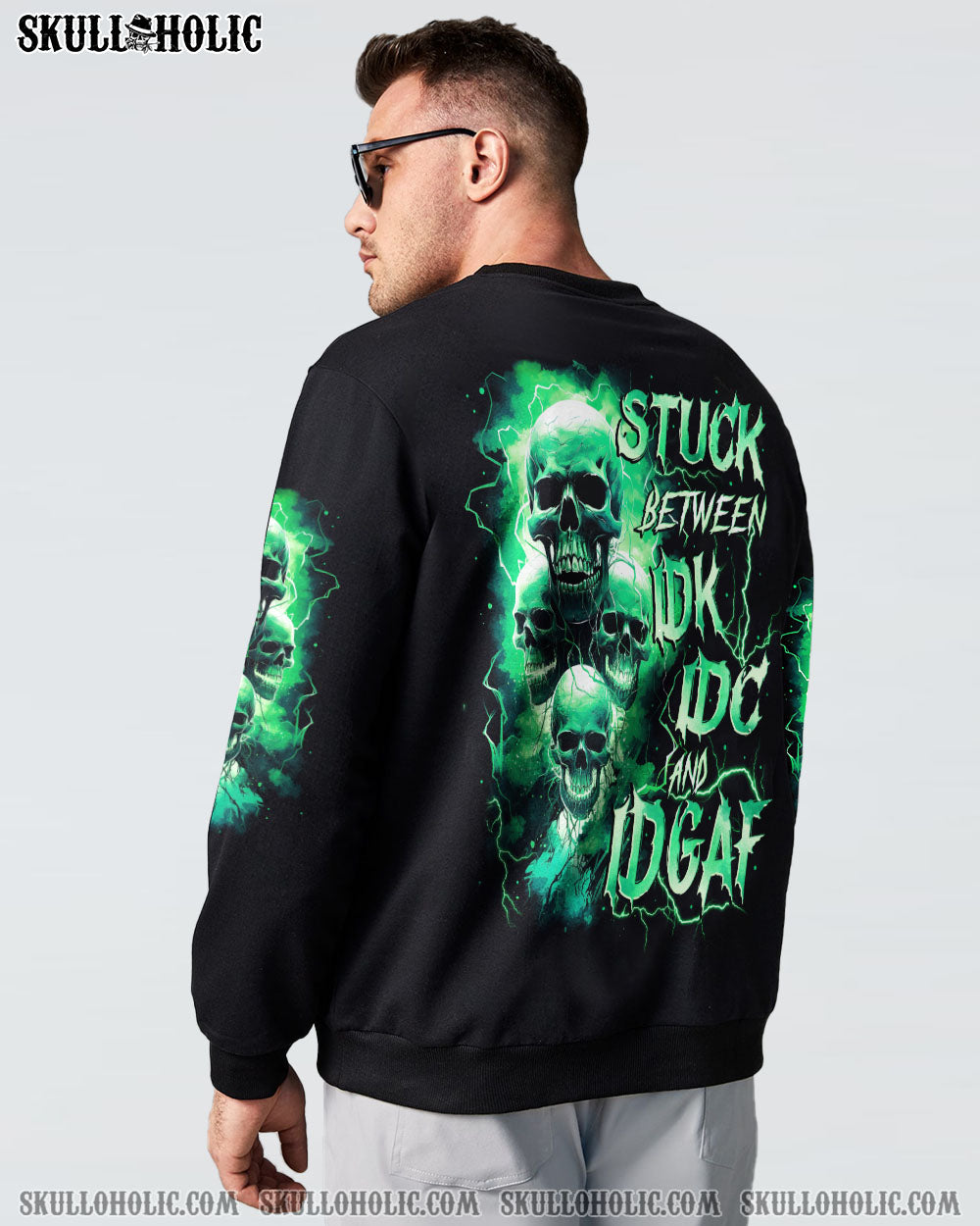 BLISSCORNERS STUCK BETWEEN IDK IDC AND IDGAF ALL OVER PRINT