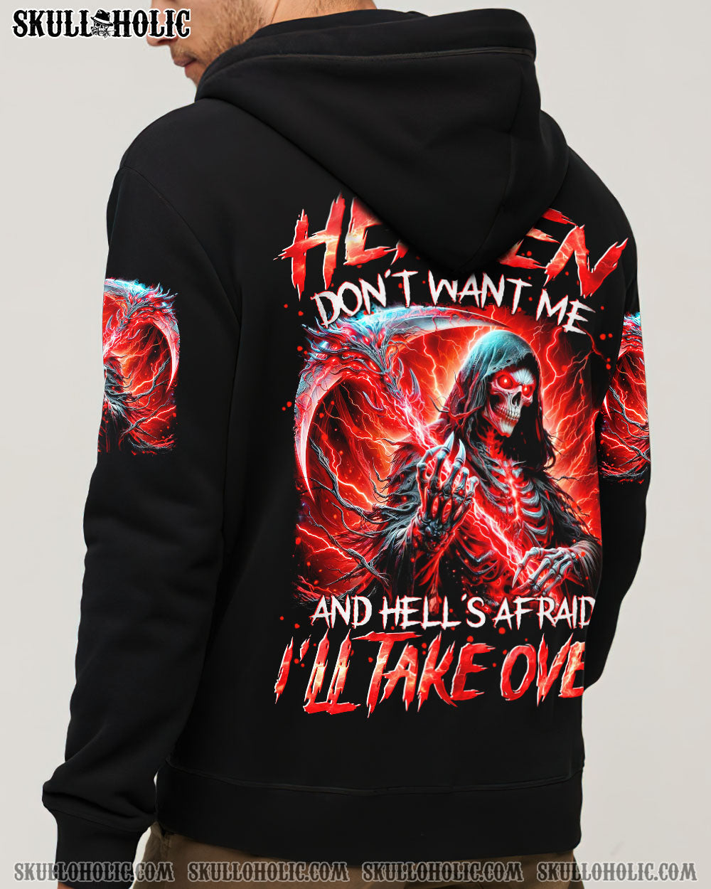 BLISSCORNERS HEAVEN DON'T WANT ME ALL OVER PRINT