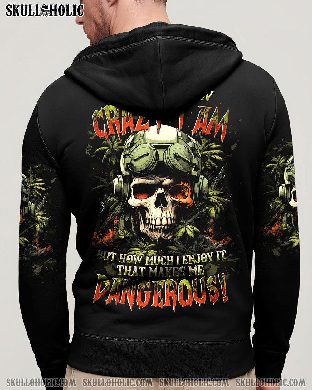 BLISSCORNERS THAT MAKES ME DANGEROUS SKULL ALL OVER PRINT
