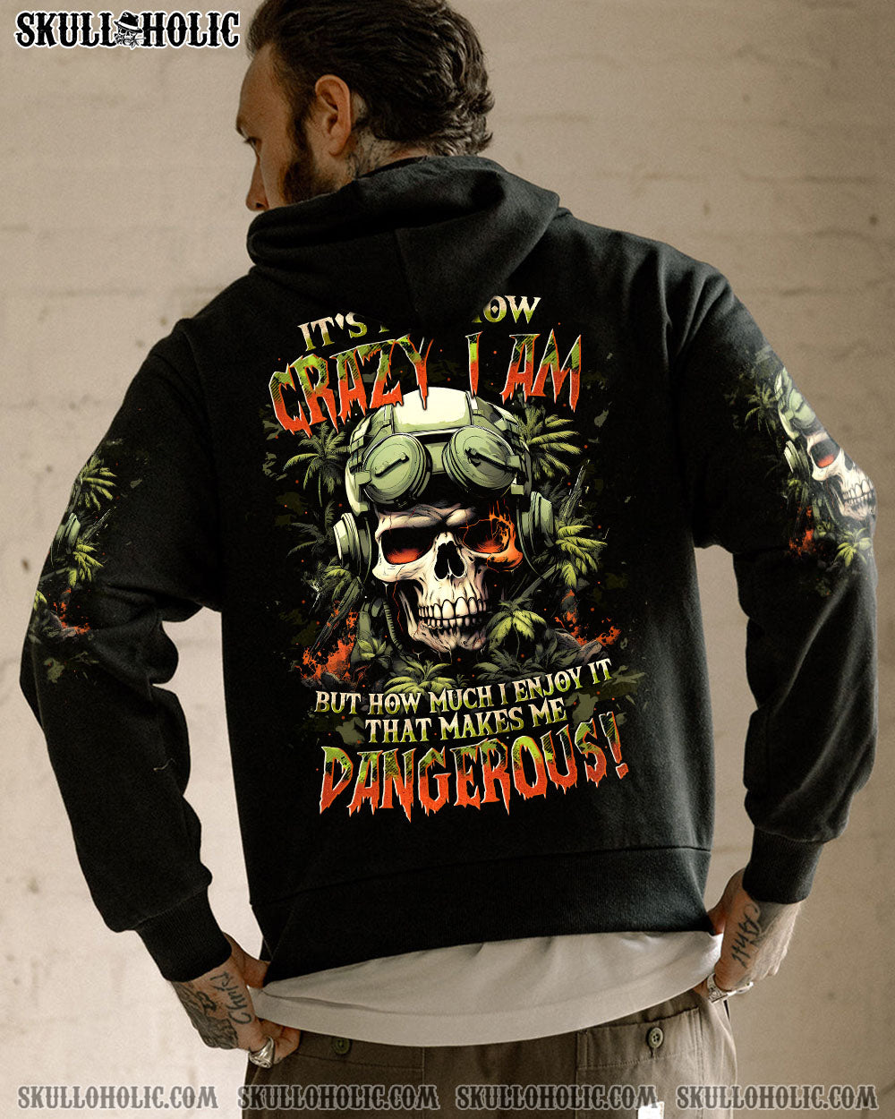 BLISSCORNERS THAT MAKES ME DANGEROUS SKULL ALL OVER PRINT