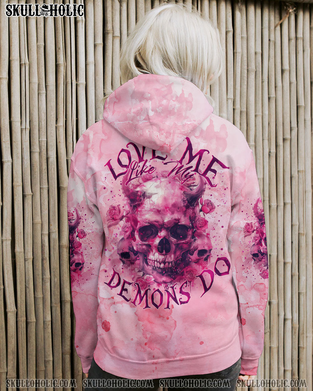 BLISSCORNERS LOVE ME LIKE MY DEMONS DO ALL OVER PRINT