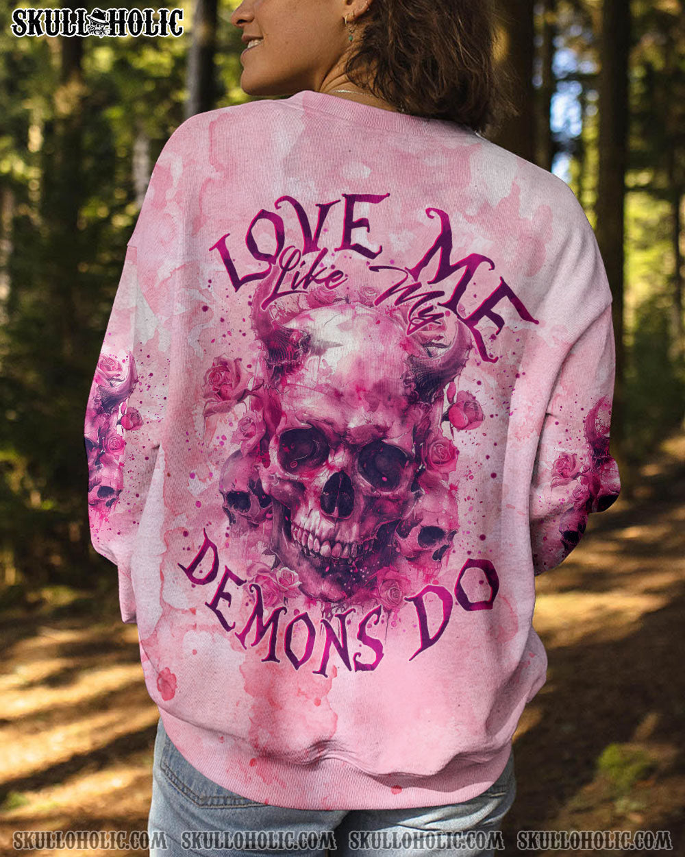BLISSCORNERS LOVE ME LIKE MY DEMONS DO ALL OVER PRINT