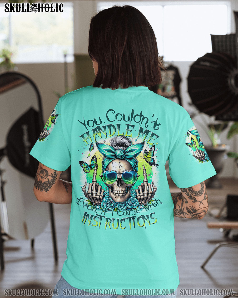 BLISSCORNERS KARMA FAIRY MESSY BUN ALL OVER PRINT