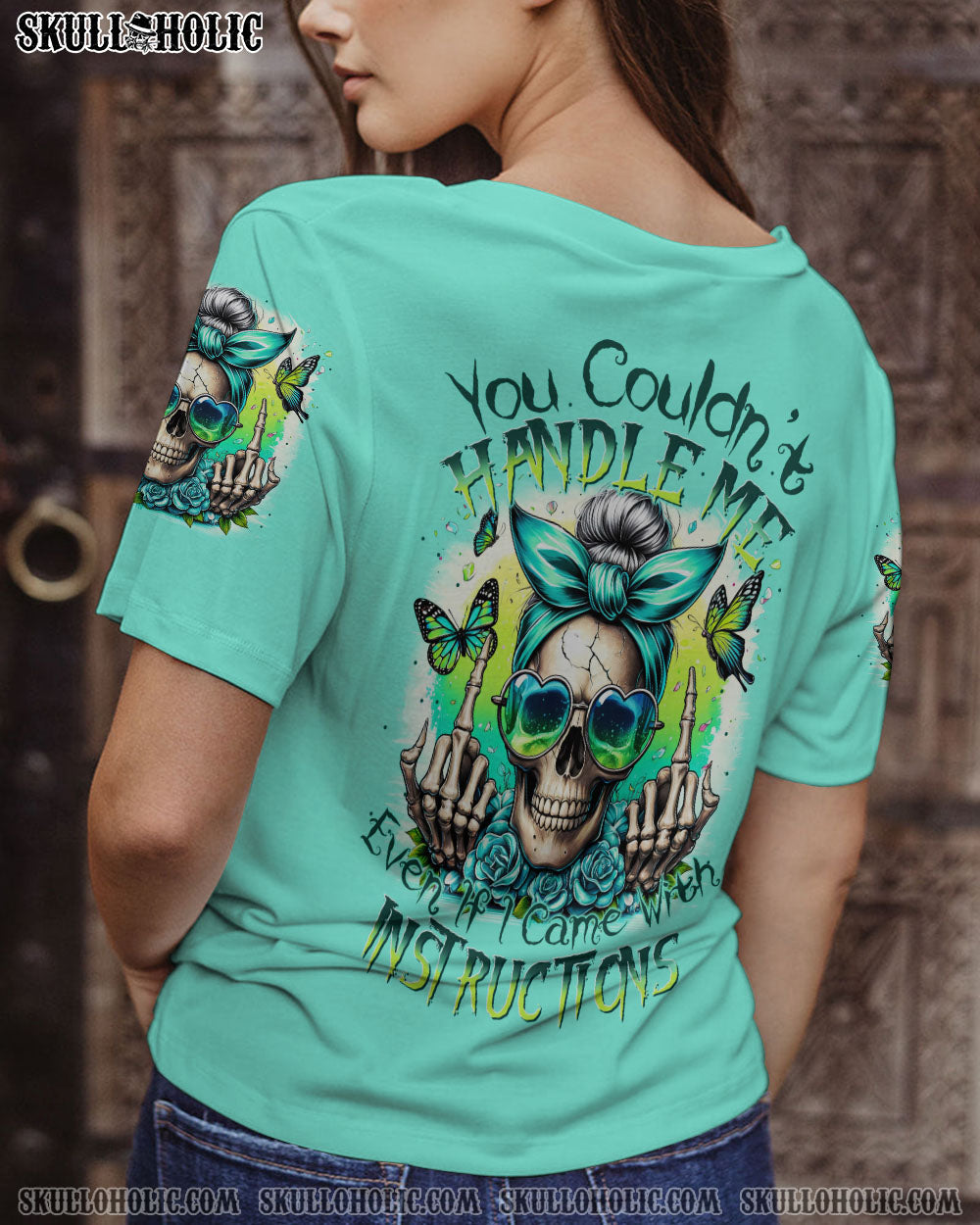 BLISSCORNERS KARMA FAIRY MESSY BUN ALL OVER PRINT