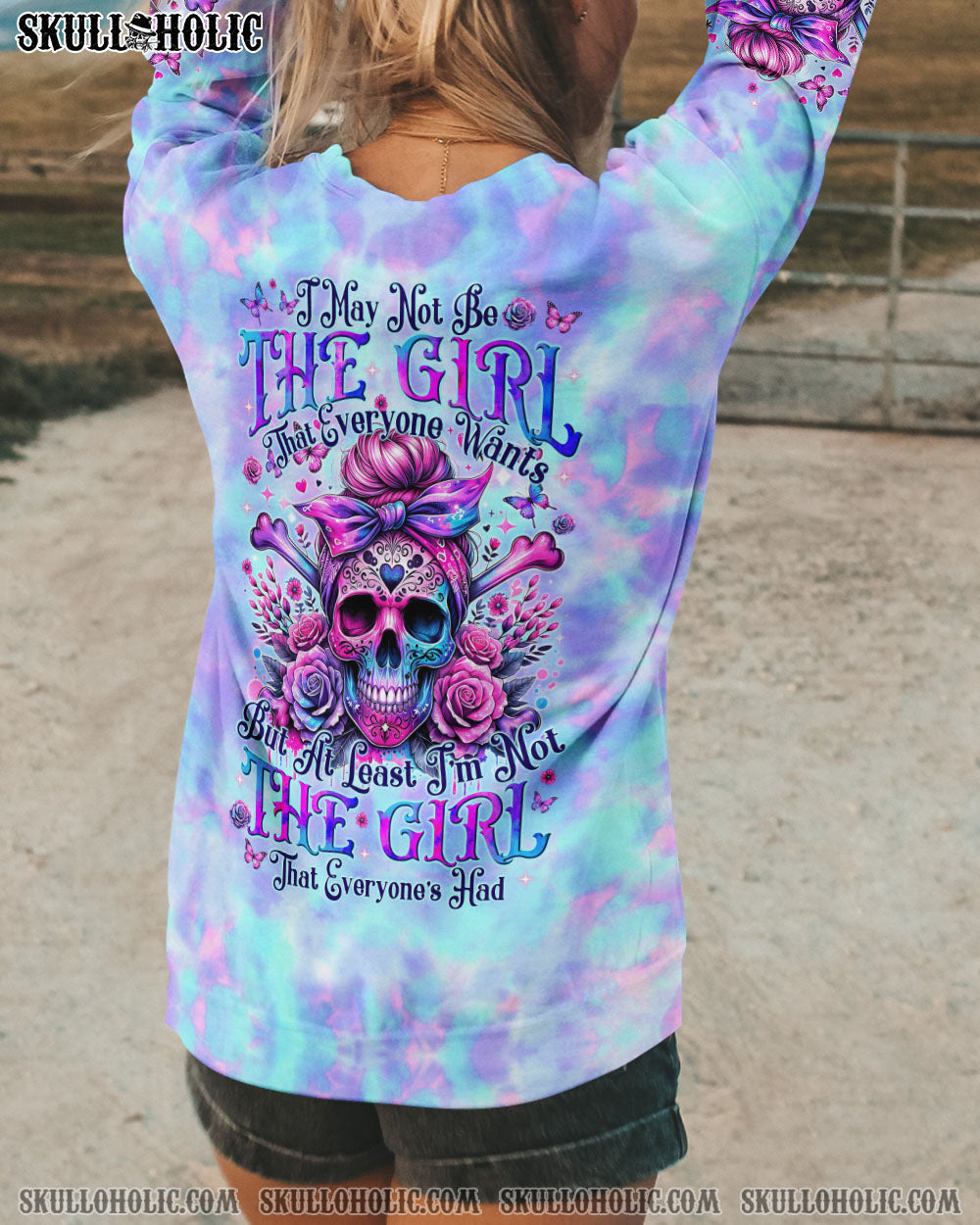 BLISSCORNERS I'M NOT THE GIRL THAT EVERYONE'S HAD ALL OVER PRINT