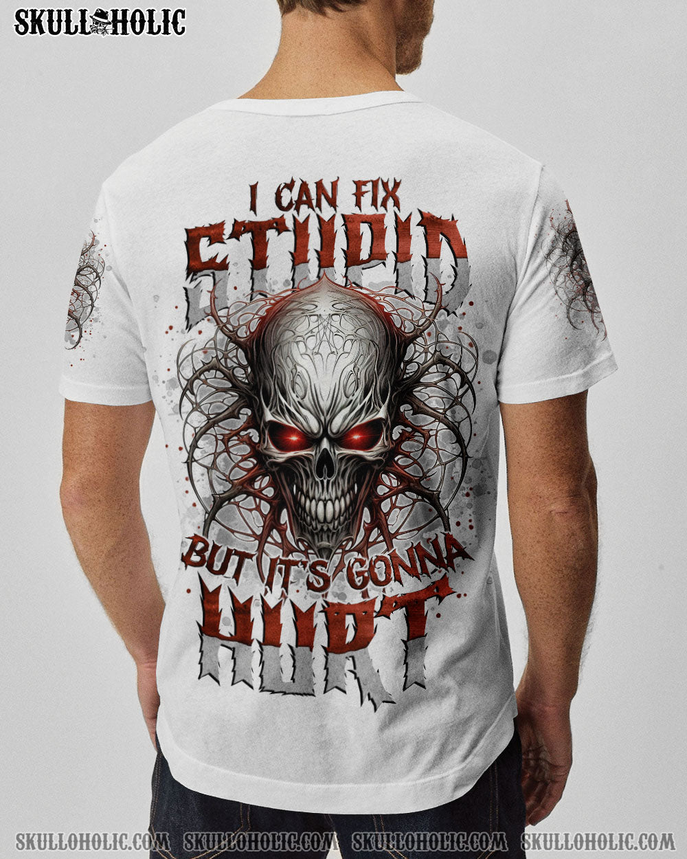 BLISSCORNERS I CAN FIX STUPID BUT IT'S GONNA HURT ALL OVER PRINT