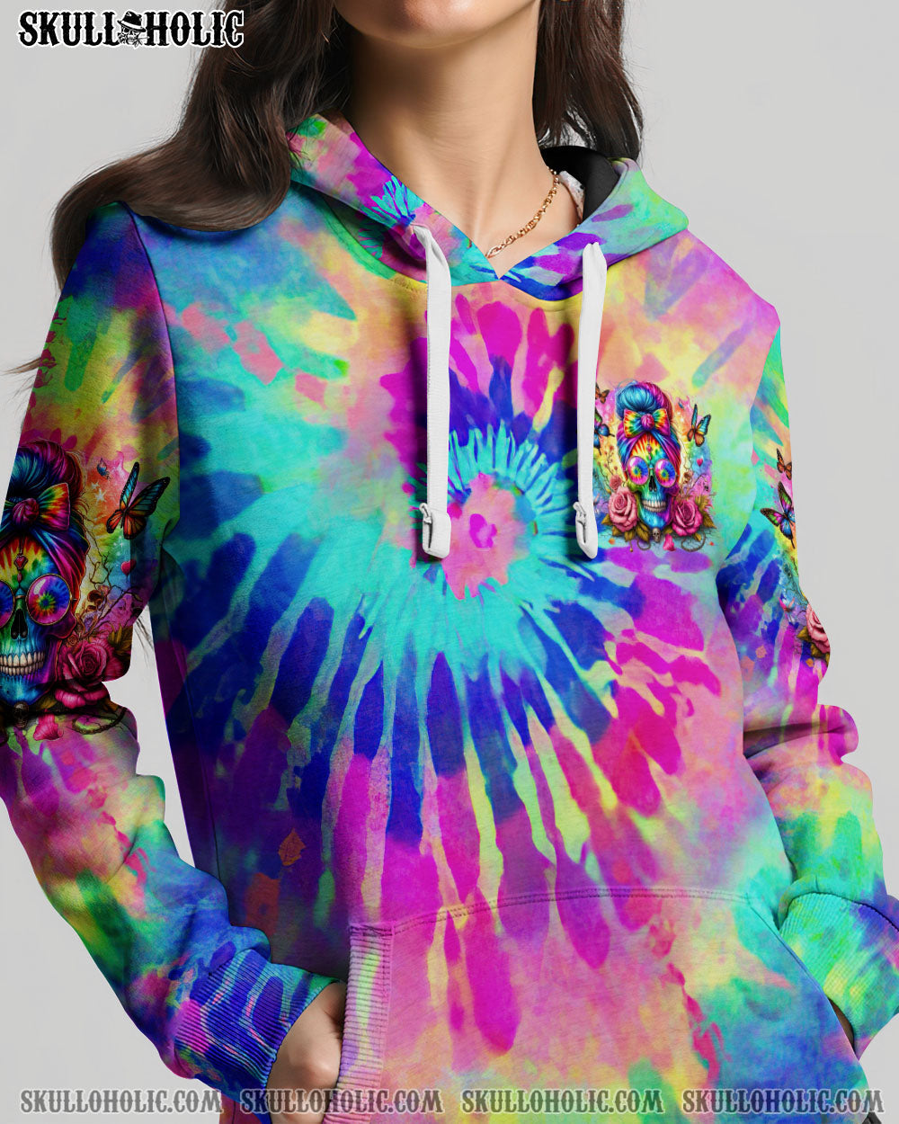BLISSCORNERS KARMA FAIRY MESSY BUN ALL OVER PRINT