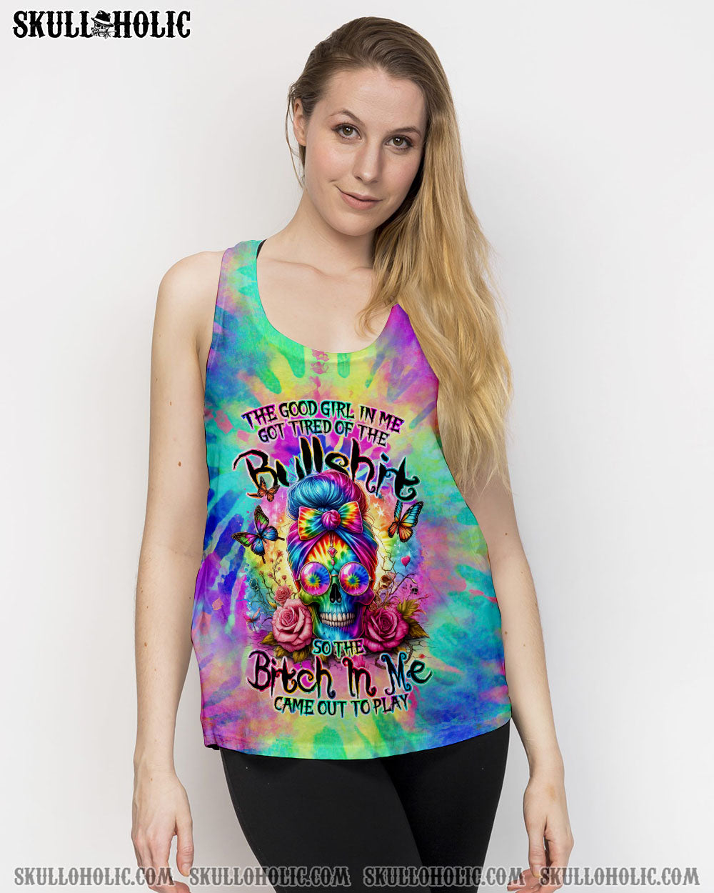 BLISSCORNERS KARMA FAIRY MESSY BUN ALL OVER PRINT