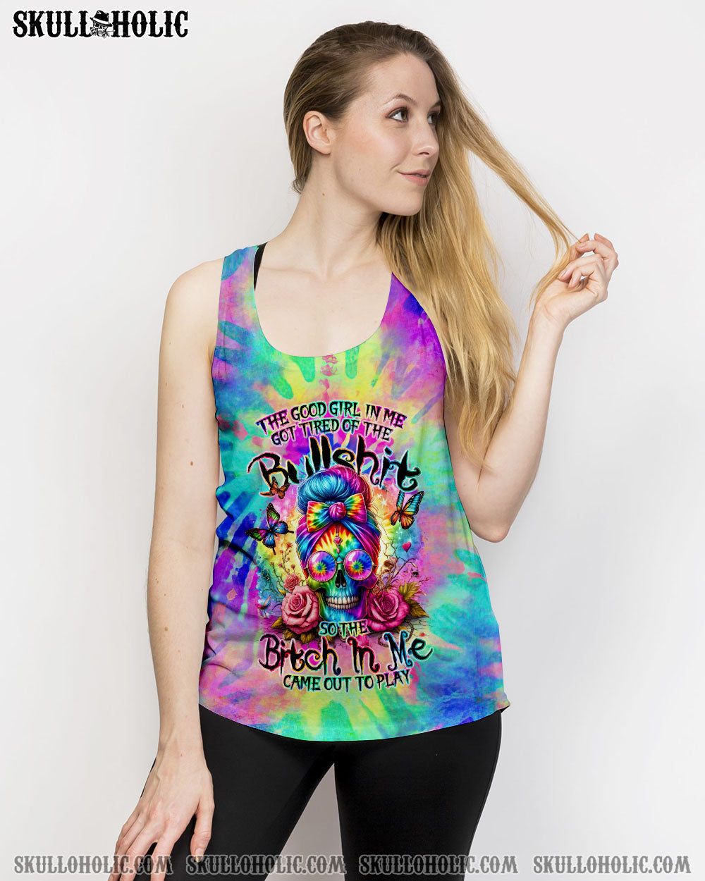 BLISSCORNERS KARMA FAIRY MESSY BUN ALL OVER PRINT