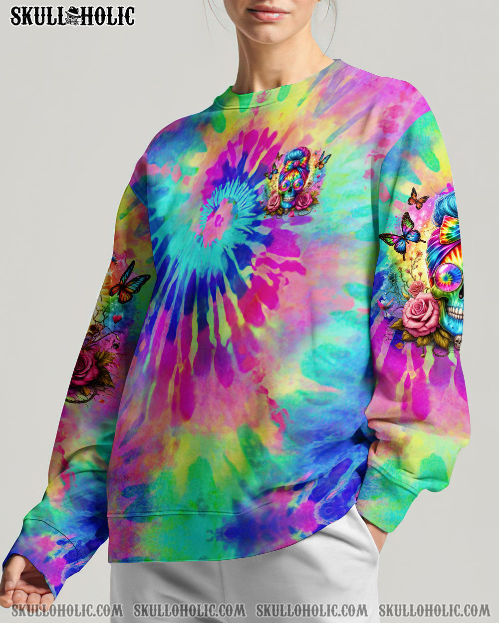 BLISSCORNERS KARMA FAIRY MESSY BUN ALL OVER PRINT