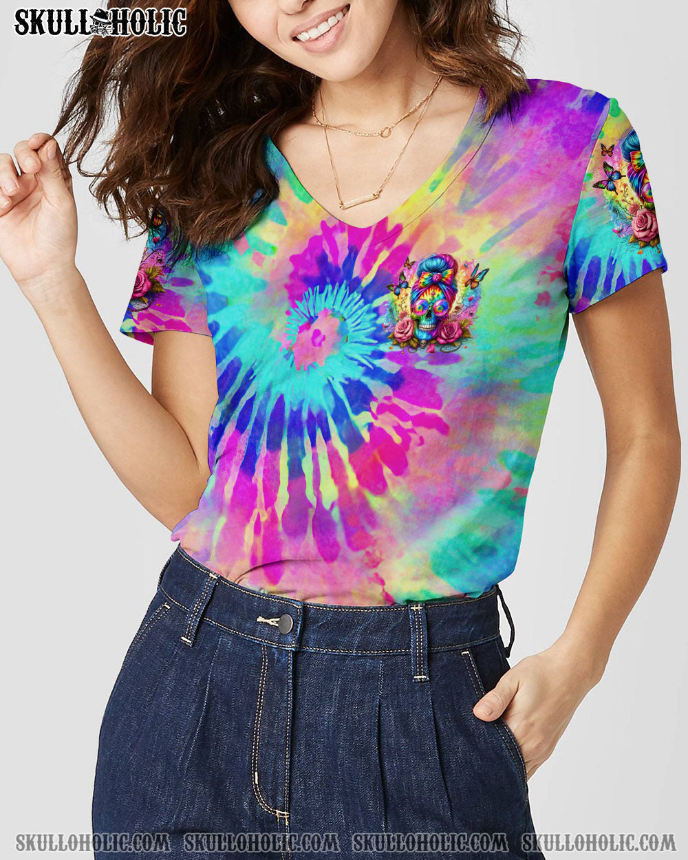 BLISSCORNERS KARMA FAIRY MESSY BUN ALL OVER PRINT