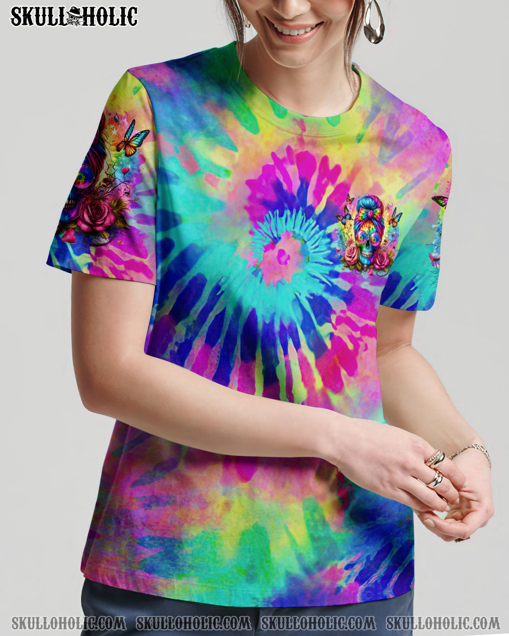 BLISSCORNERS KARMA FAIRY MESSY BUN ALL OVER PRINT