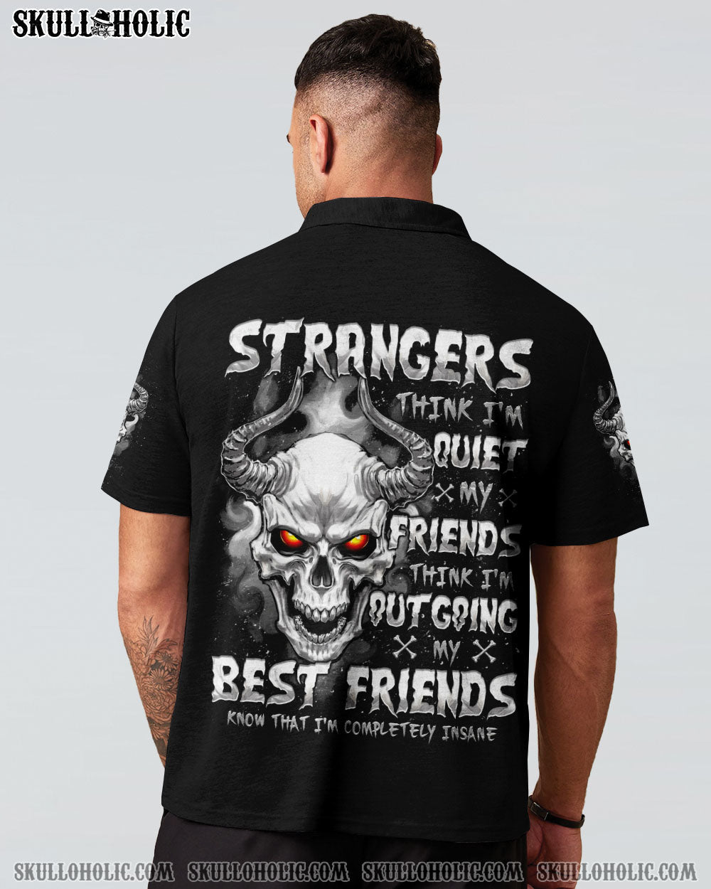 BLISSCORNERS STRANGERS THINK I'M QUIET ALL OVER PRINT