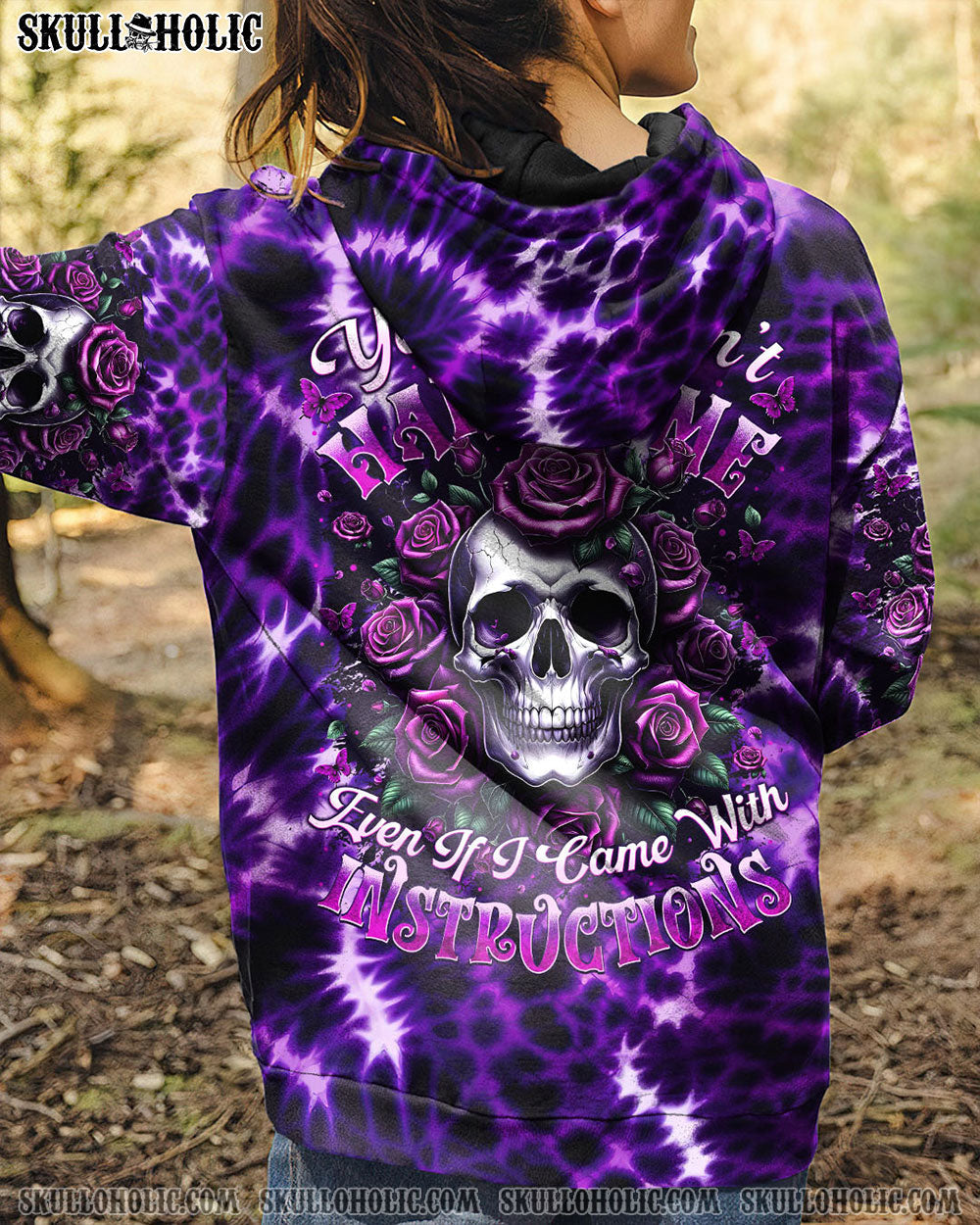 BLISSCORNERS YOU COULDN'T HANDLE ME  TIE DYE ALL OVER PRINT