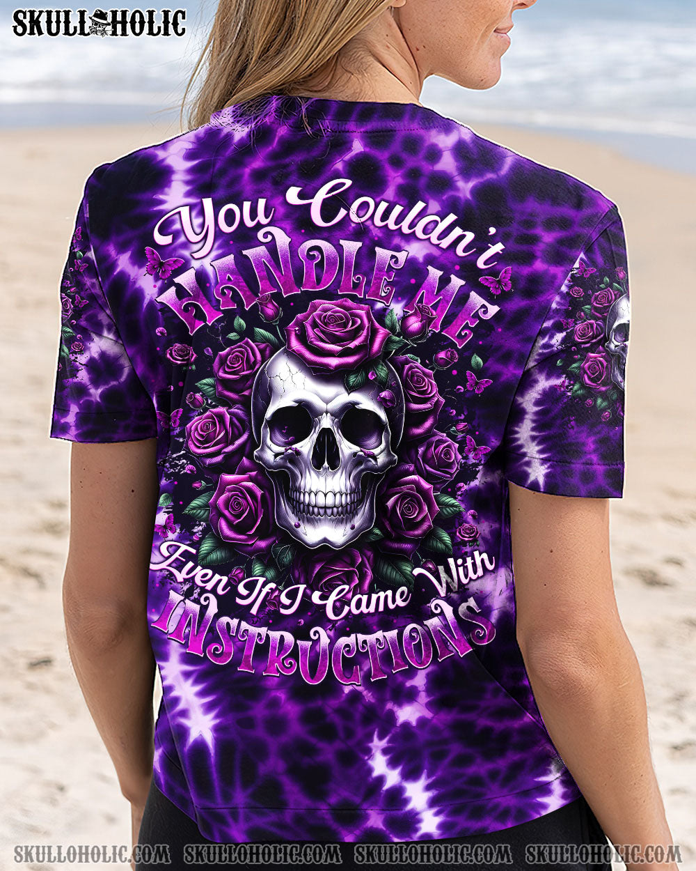 BLISSCORNERS YOU COULDN'T HANDLE ME  TIE DYE ALL OVER PRINT