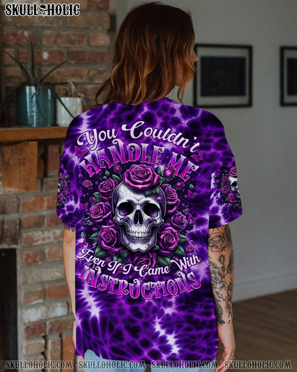 BLISSCORNERS YOU COULDN'T HANDLE ME  TIE DYE ALL OVER PRINT