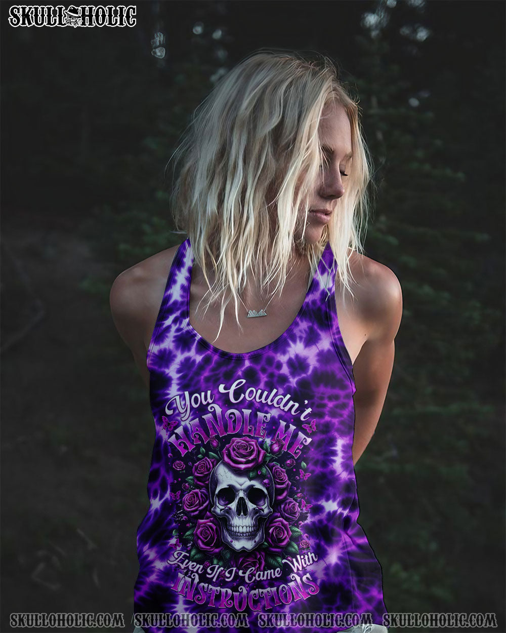 BLISSCORNERS YOU COULDN'T HANDLE ME  TIE DYE ALL OVER PRINT
