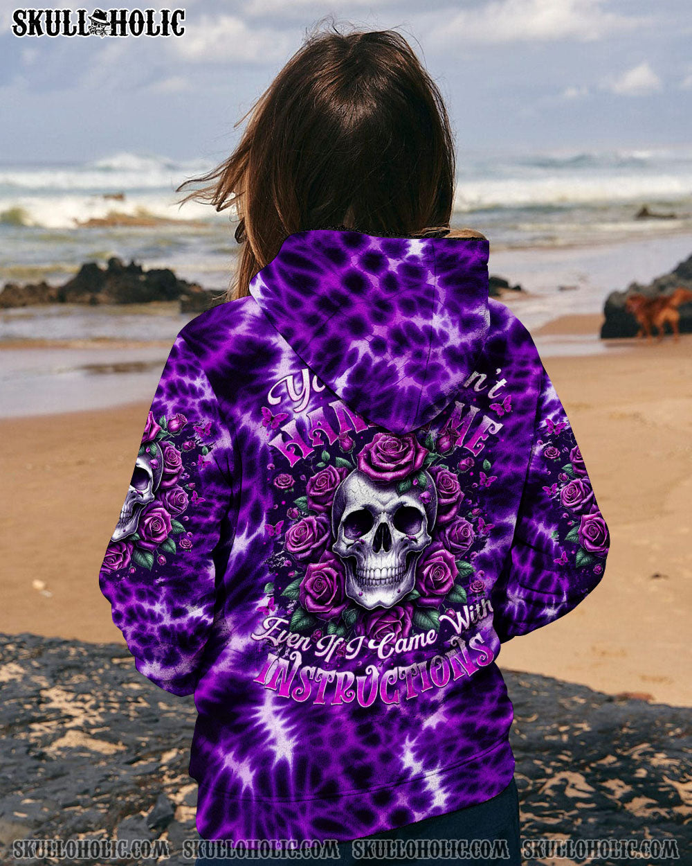 BLISSCORNERS YOU COULDN'T HANDLE ME  TIE DYE ALL OVER PRINT