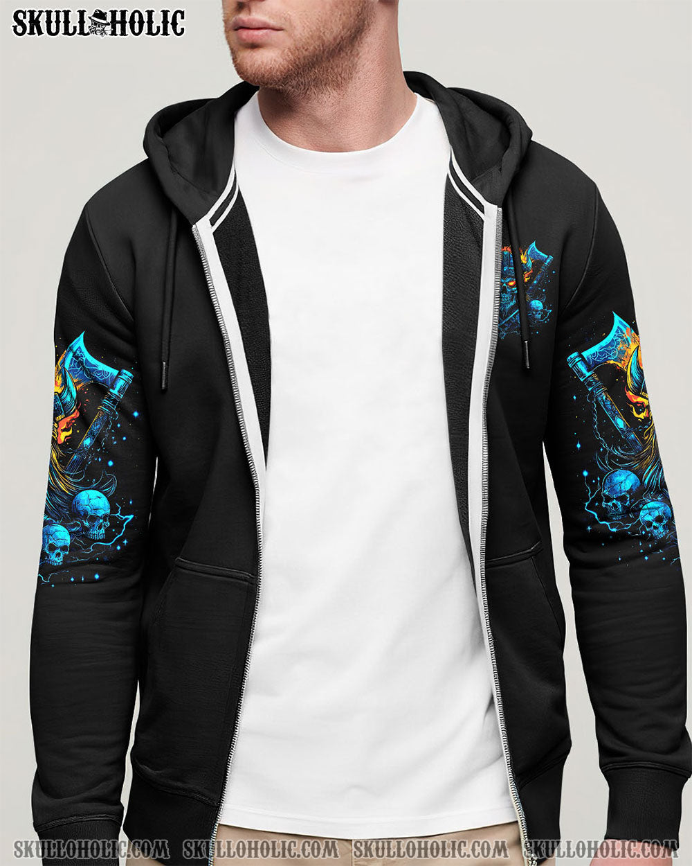 BLISSCORNERS VIKING WARRIORS SKULL ALL OVER PRINT