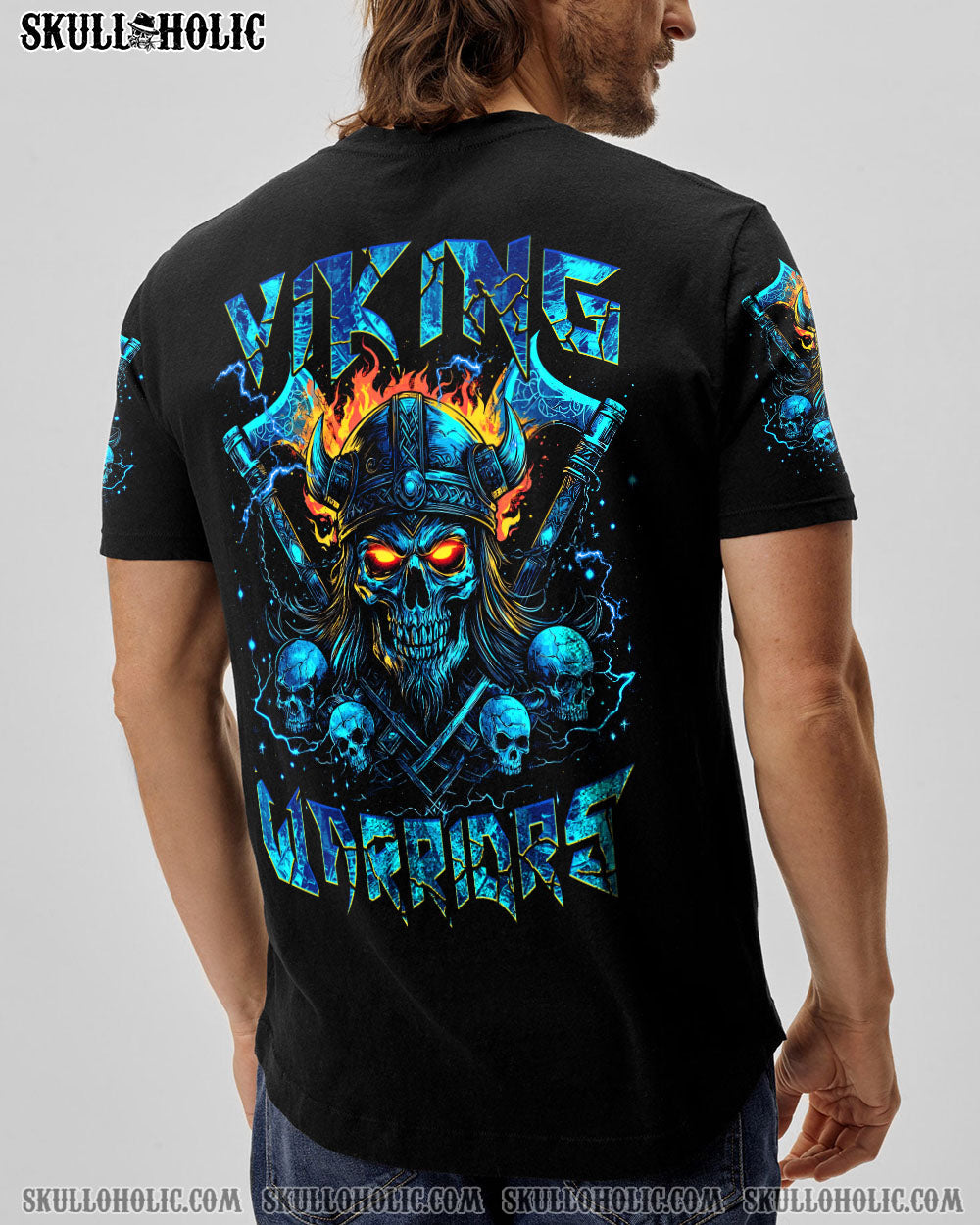 BLISSCORNERS VIKING WARRIORS SKULL ALL OVER PRINT