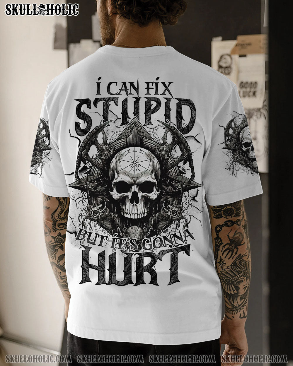 BLISSCORNERS I CAN FIX STUPID BUT IT'S GONNA HURT ALL OVER PRINT