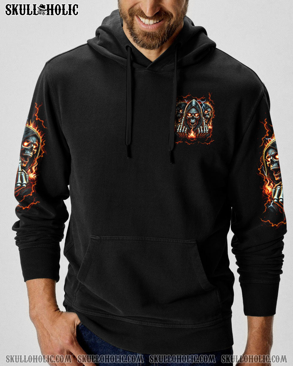 BLISSCORNERS I RESPECT YOUR OPINION SKULL ALL OVER PRINT