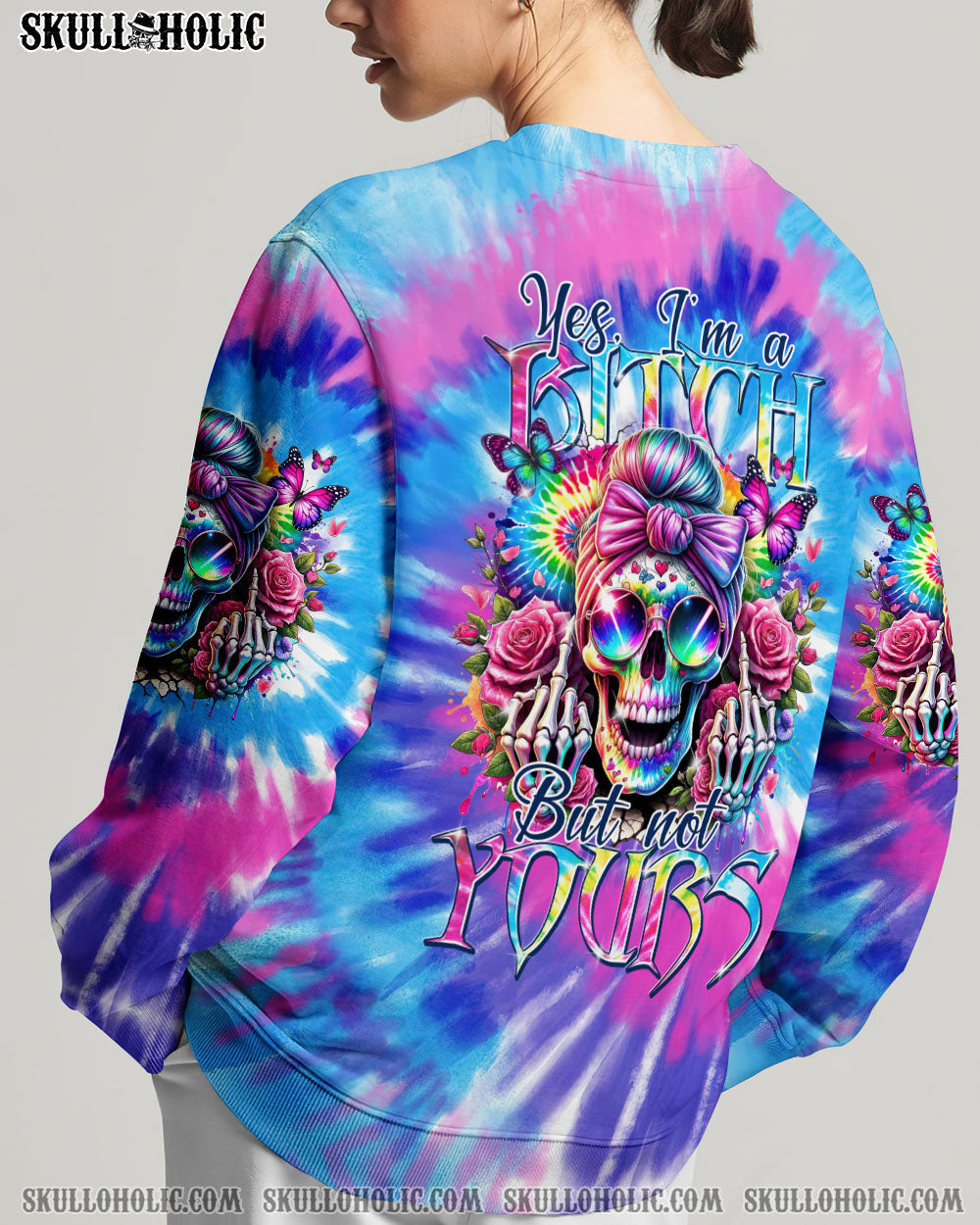 BLISSCORNERS ZERO F GIVEN MESSY BUN ALL OVER PRINT