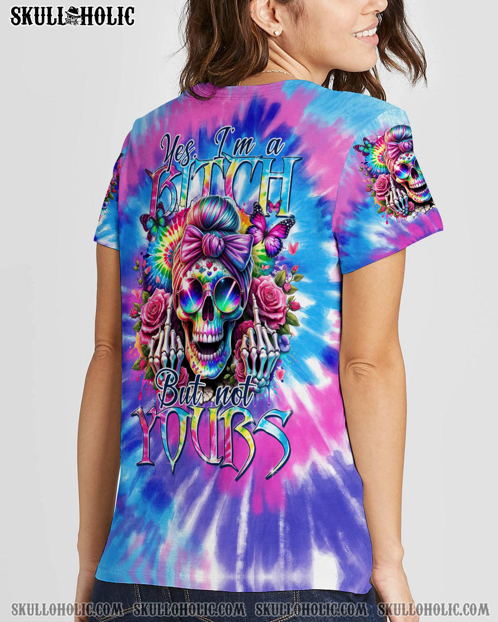 BLISSCORNERS ZERO F GIVEN MESSY BUN ALL OVER PRINT