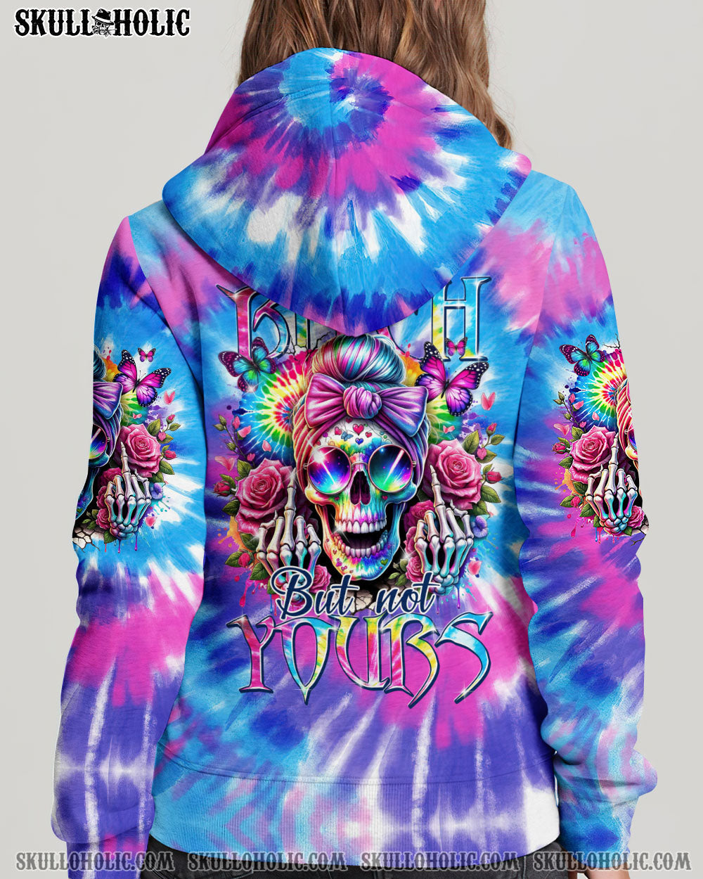 BLISSCORNERS ZERO F GIVEN MESSY BUN ALL OVER PRINT