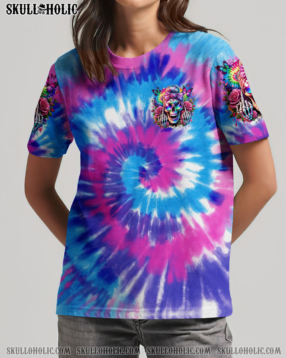 BLISSCORNERS ZERO F GIVEN MESSY BUN ALL OVER PRINT