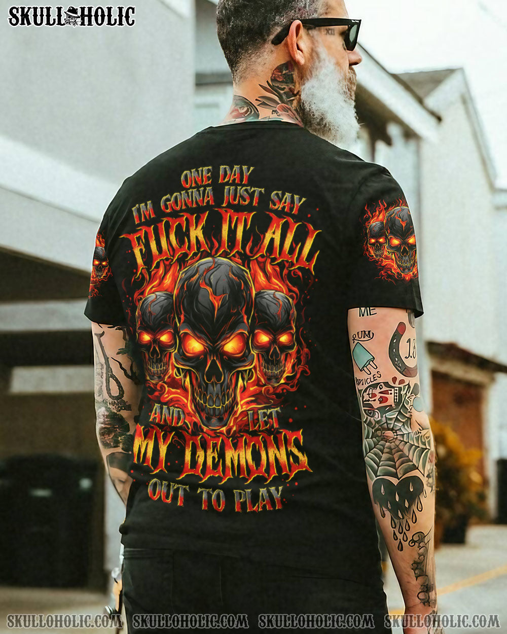 BLISSCORNERS ONE DAY I'M GONNA JUST SAY ALL OVER PRINT