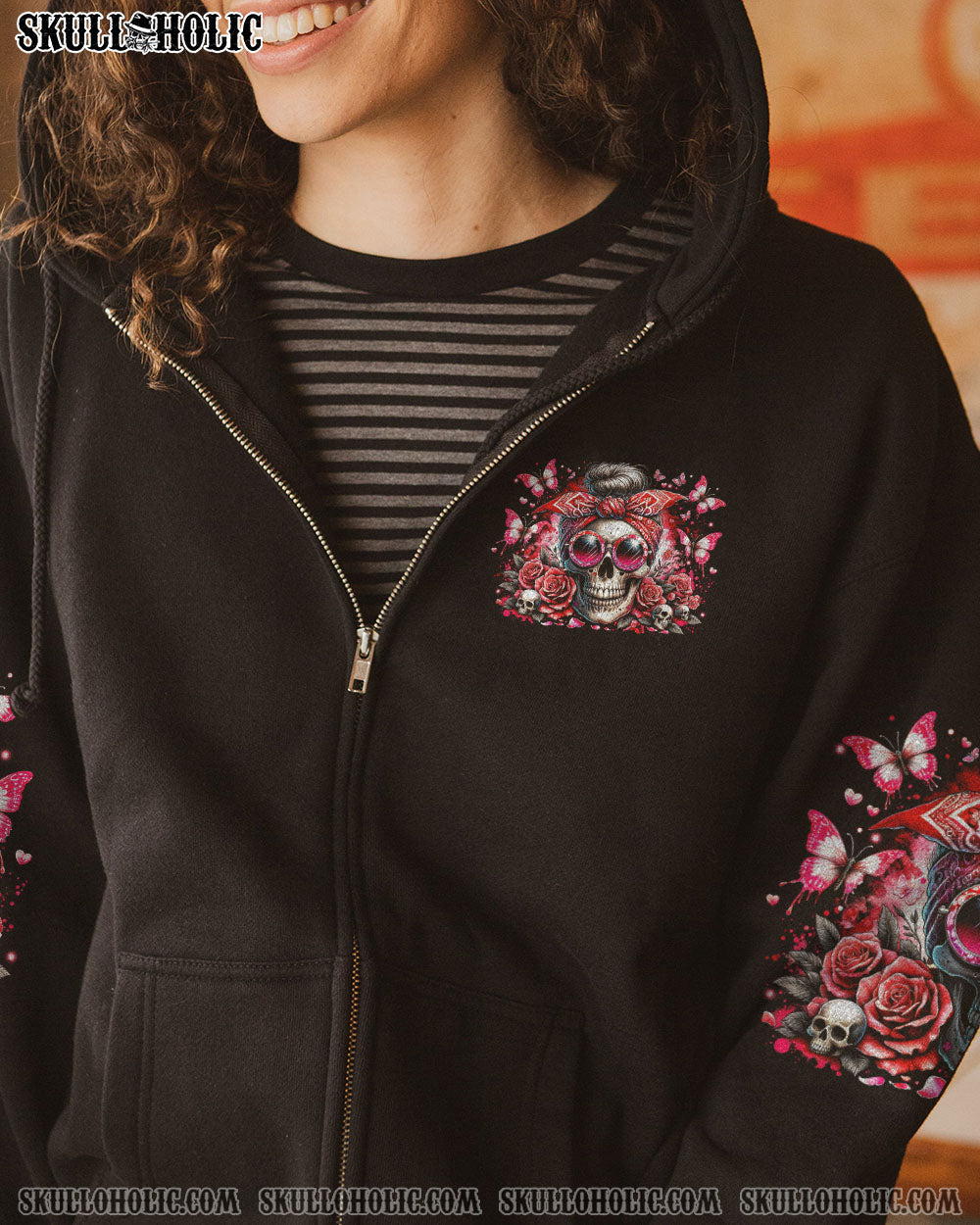 BLISSCORNERS I'M A TELLER OF UNFORTUNATE TRUTHS MESSY BUN TIE DYE ALL OVER PRINT