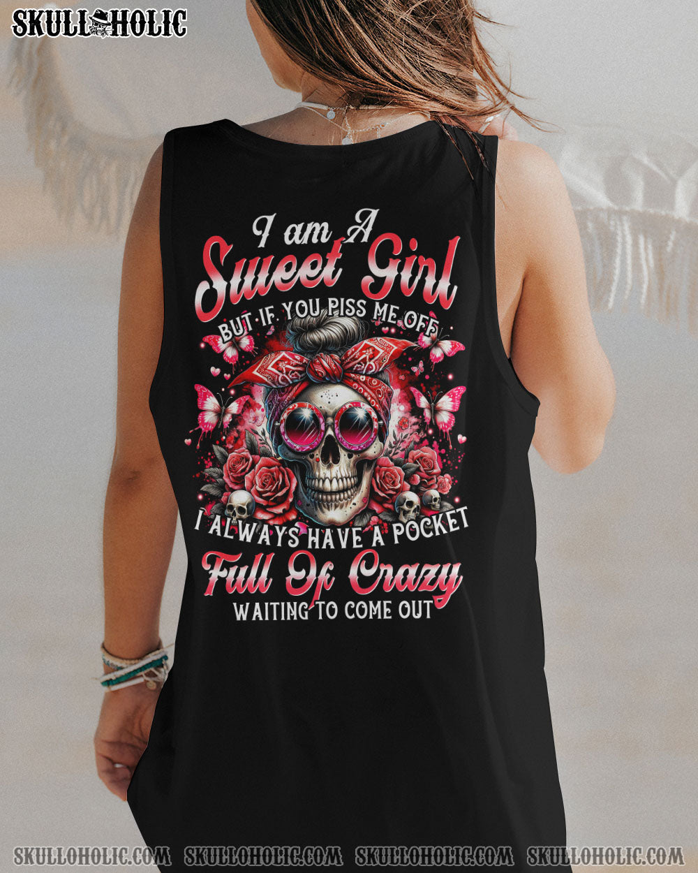 BLISSCORNERS I'M A TELLER OF UNFORTUNATE TRUTHS MESSY BUN TIE DYE ALL OVER PRINT