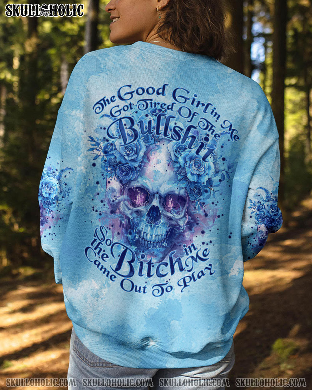 BLISSCORNERS THE GOOD GIRL IN ME ALL OVER PRINT