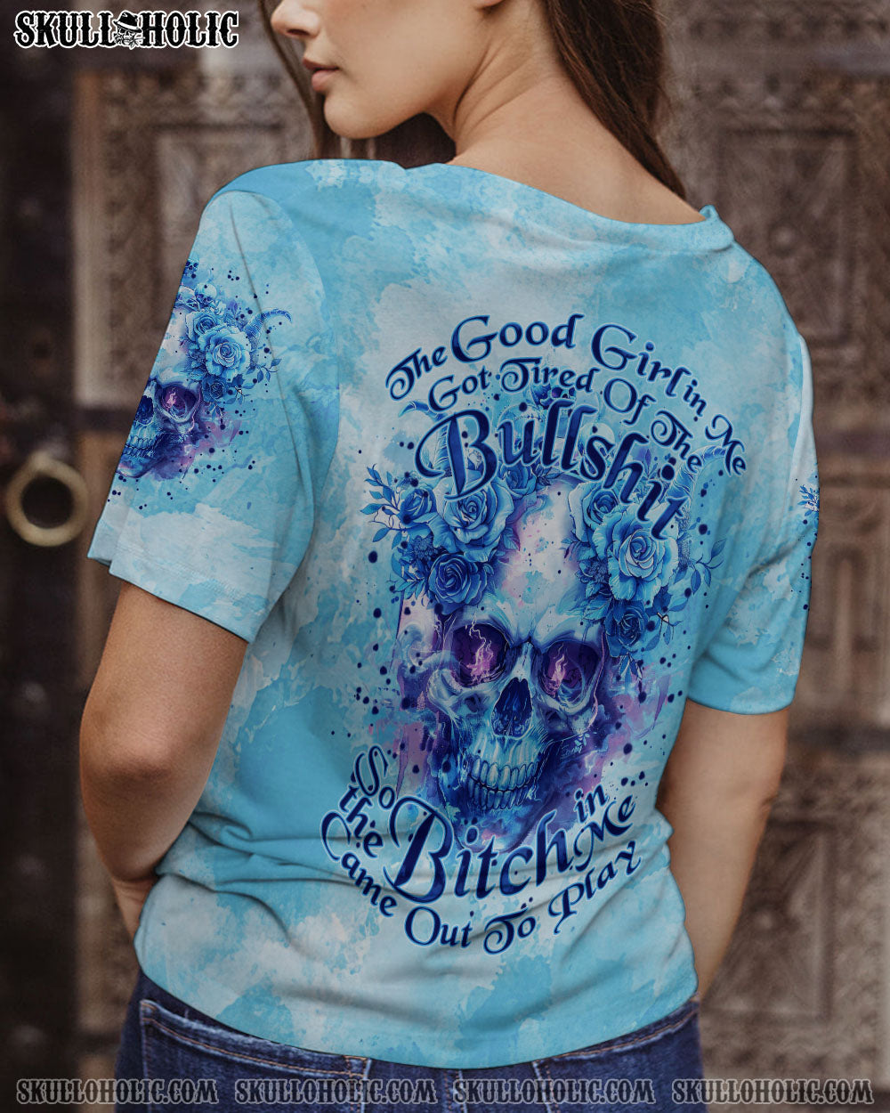 BLISSCORNERS THE GOOD GIRL IN ME ALL OVER PRINT