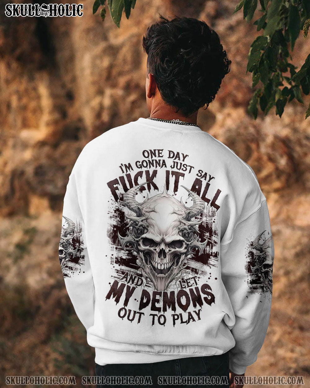 BLISSCORNERS ONE DAY I'M GONNA JUST SAY ALL OVER PRINT
