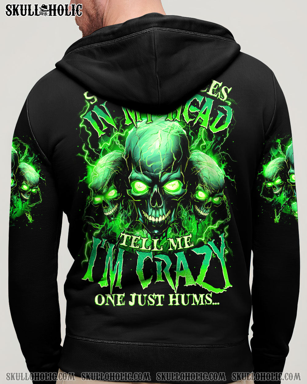 BLISSCORNERS 9 OF 10 VOICES IN MY HEAD ALL OVER PRINT