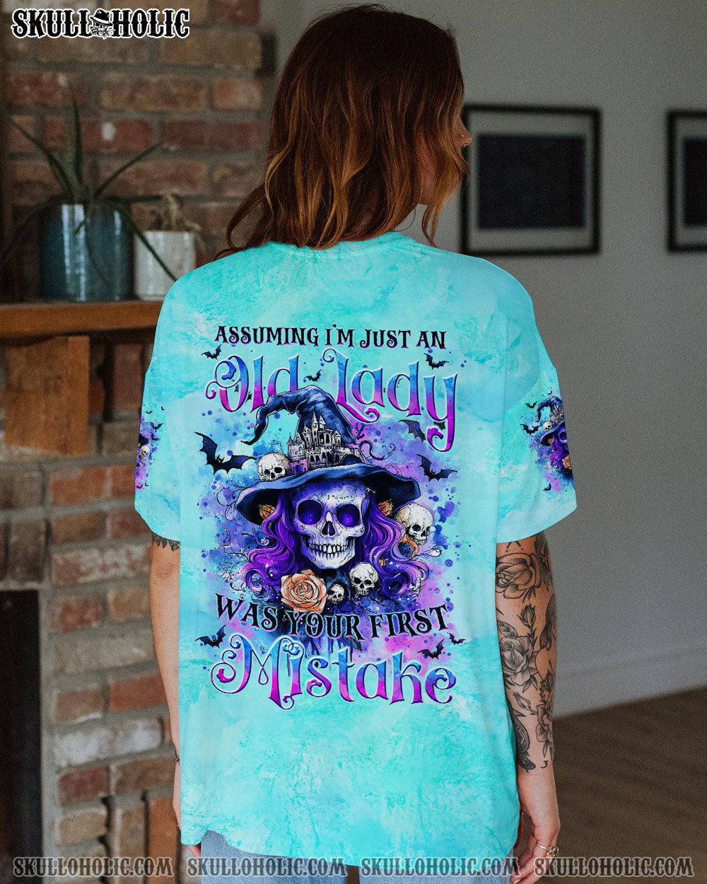 BLISSCORNERS YOUR FIRST MISTAKE WITCH HALLOWEEN ALL OVER PRINT