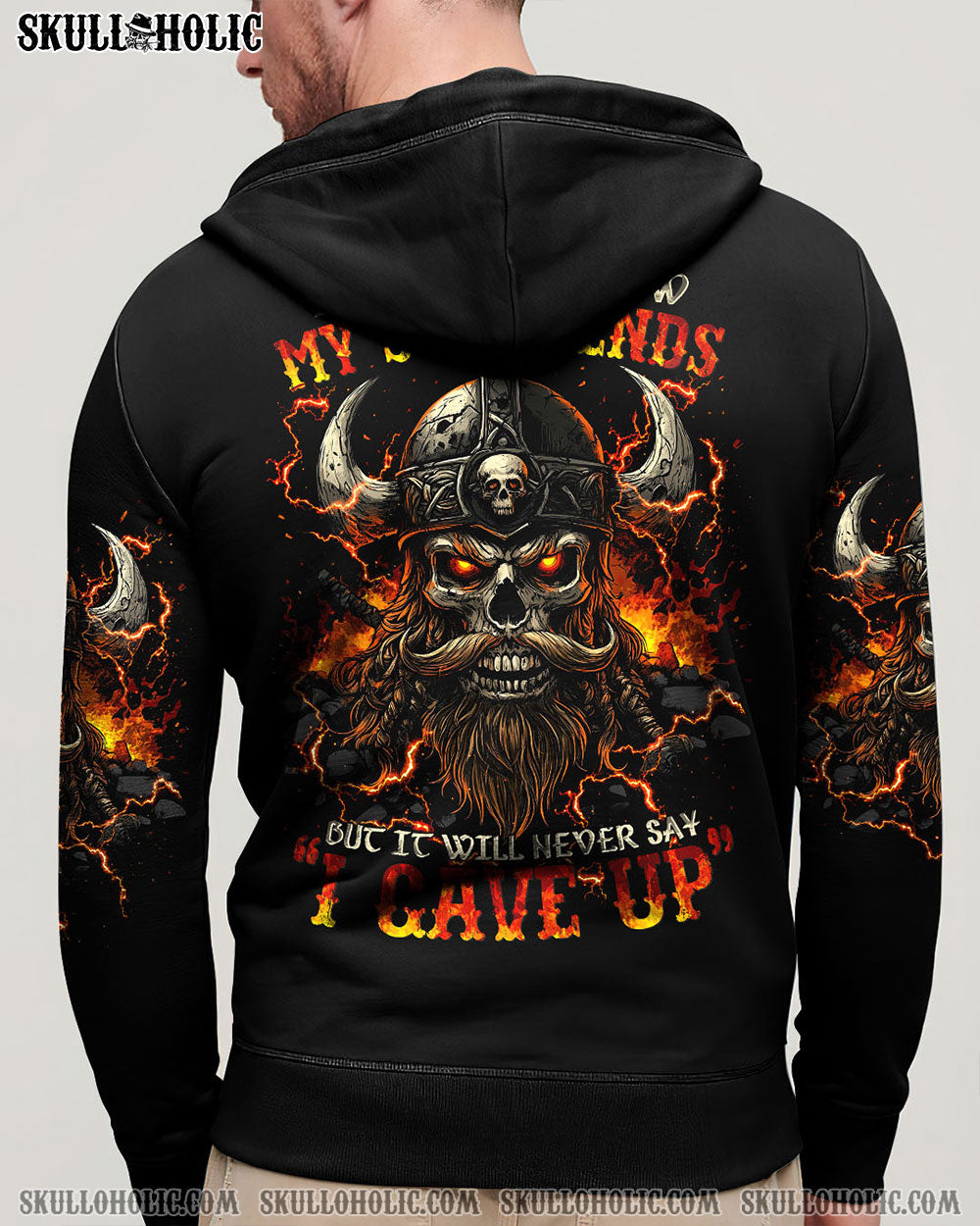 BLISSCORNERS I DON'T KNOW HOW MY STORY ENDS VIKING SKULL ALL OVER PRINT