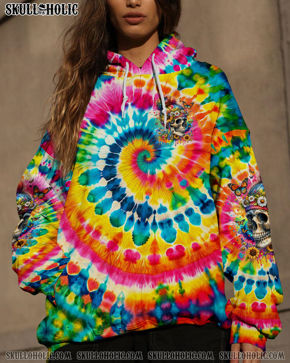 BLISSCORNERS THE GOOD GIRL IN ME TIE DYE ALL OVER PRINT
