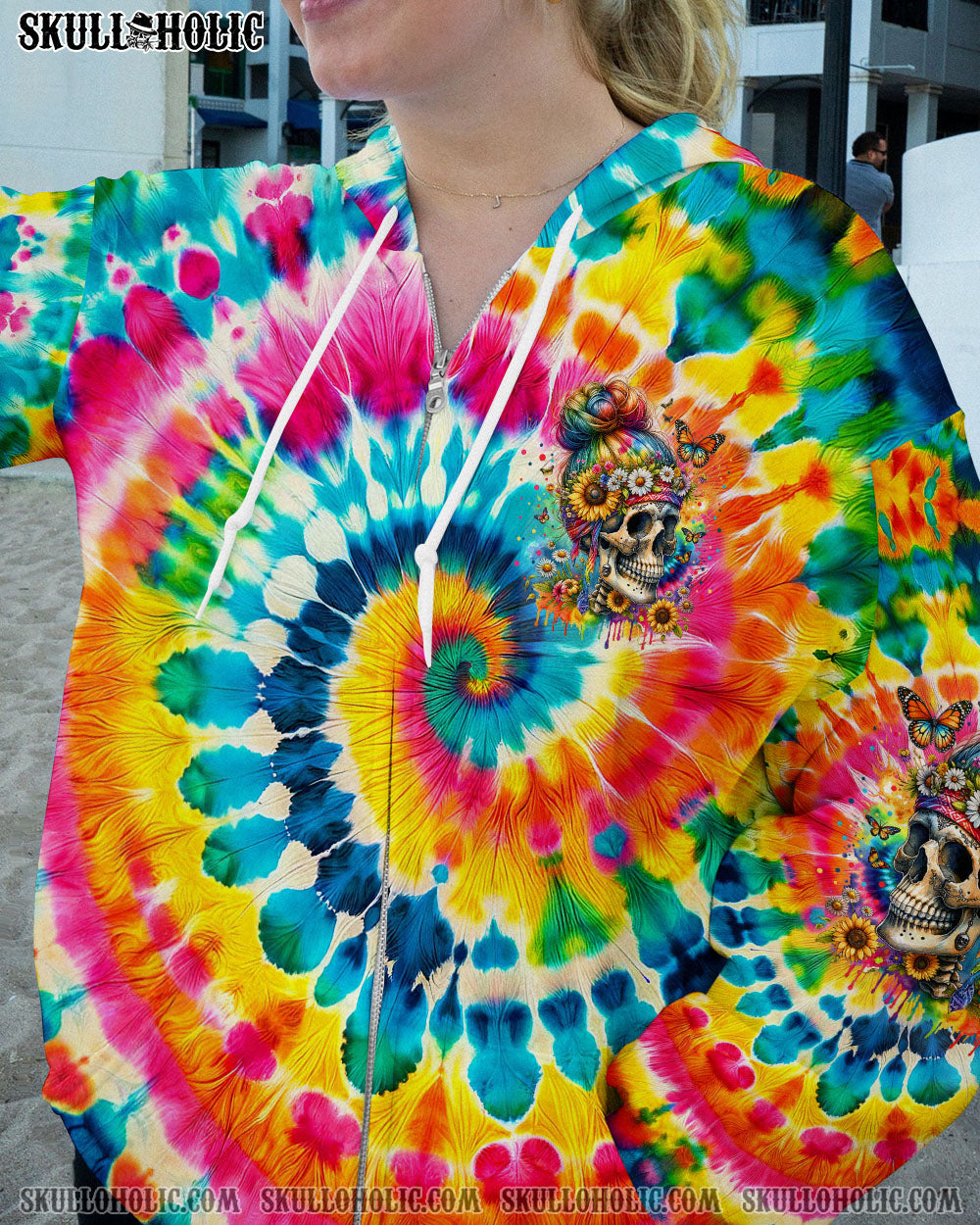 BLISSCORNERS THE GOOD GIRL IN ME TIE DYE ALL OVER PRINT