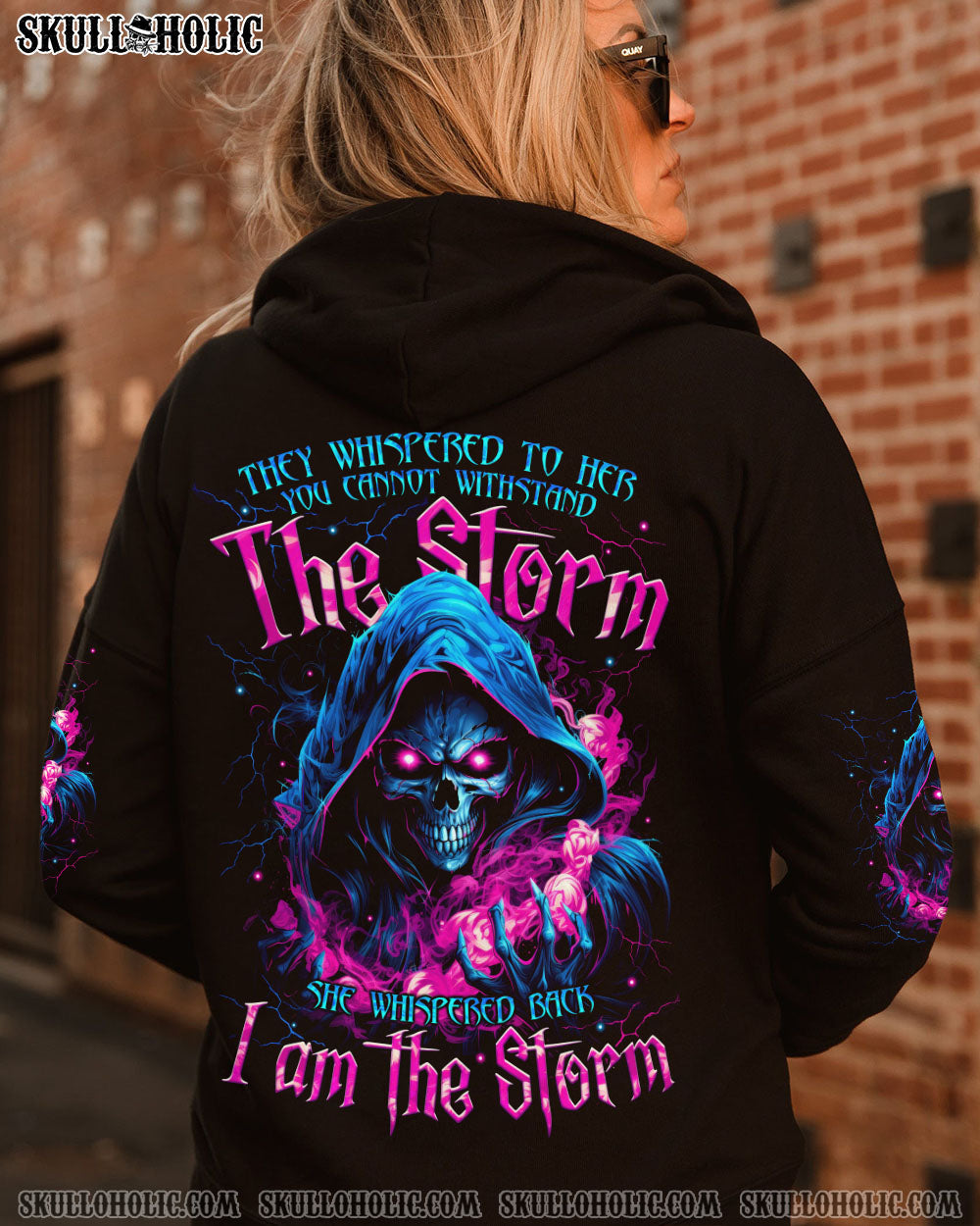 BLISSCORNERS I AM THE STORM SKULL ALL OVER PRINT