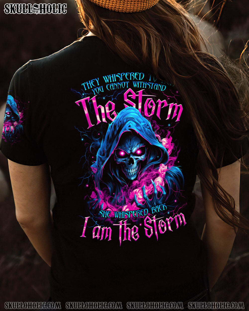 BLISSCORNERS I AM THE STORM SKULL ALL OVER PRINT