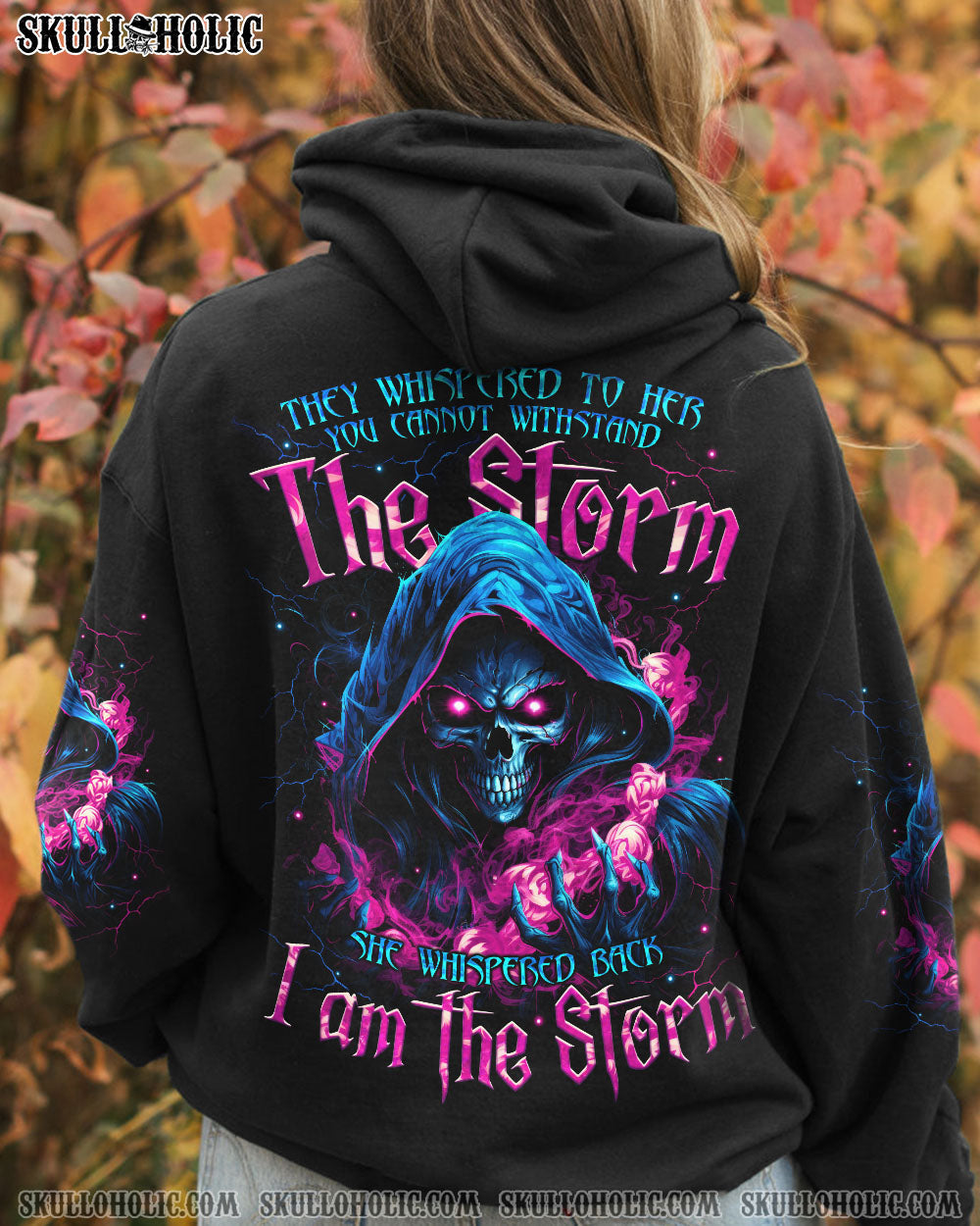 BLISSCORNERS I AM THE STORM SKULL ALL OVER PRINT