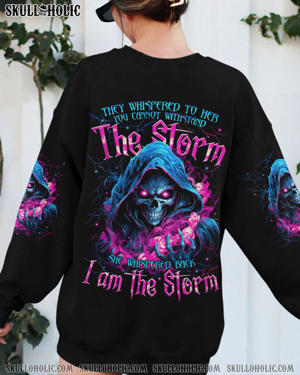 BLISSCORNERS I AM THE STORM SKULL ALL OVER PRINT