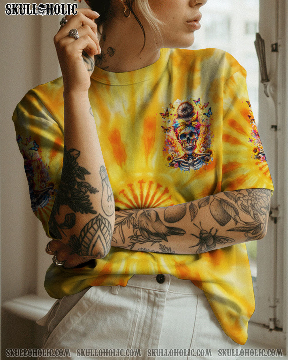 BLISSCORNERS THE GOOD GIRL IN ME TIE DYE ALL OVER PRINT