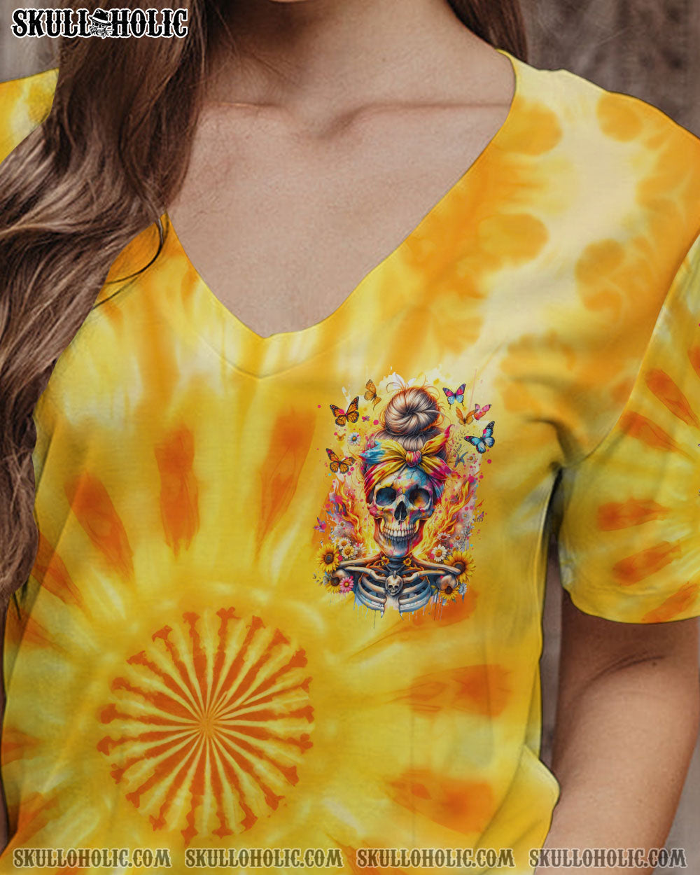 BLISSCORNERS THE GOOD GIRL IN ME TIE DYE ALL OVER PRINT