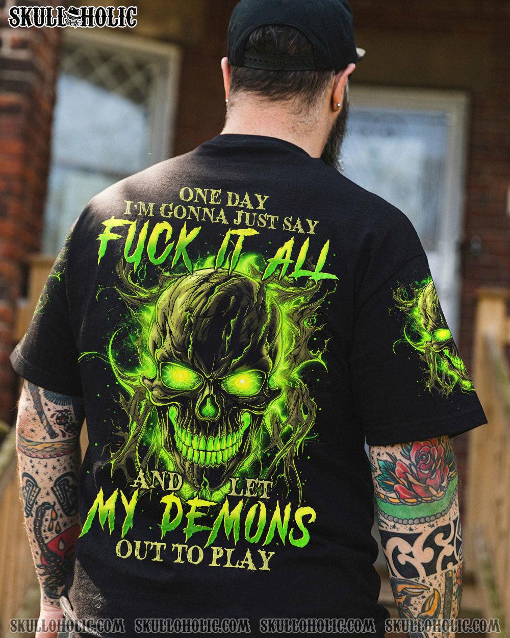 BLISSCORNERS ONE DAY I'M GONNA JUST SAY ALL OVER PRINT