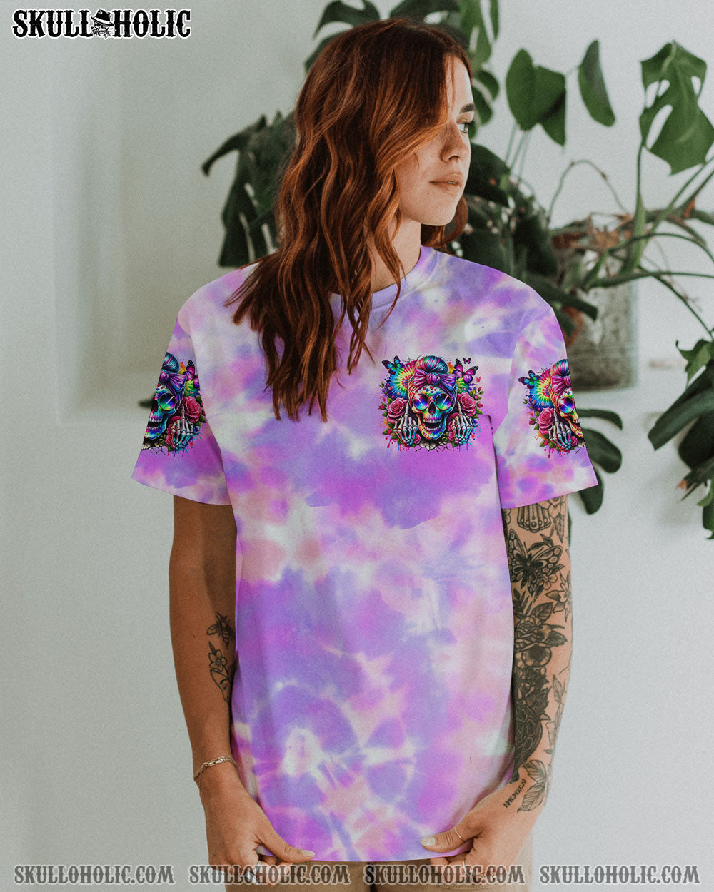 BLISSCORNERS YOU COULDN'T HANDLE ME MESSY BUN WINGS ALL OVER PRINT