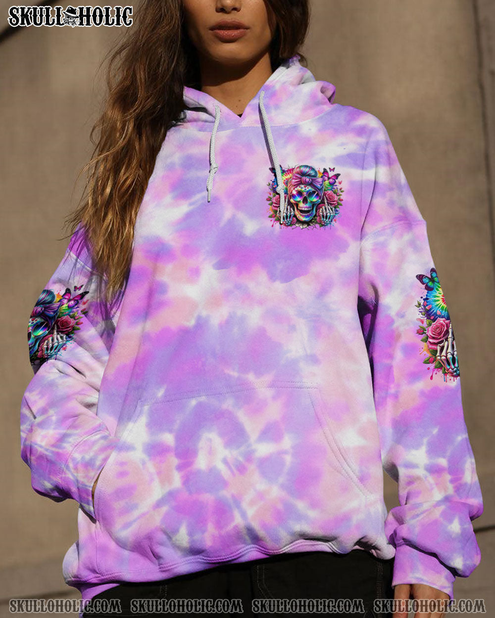 BLISSCORNERS YOU COULDN'T HANDLE ME MESSY BUN WINGS ALL OVER PRINT